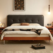 Agnes Retro Platform Bed Frame