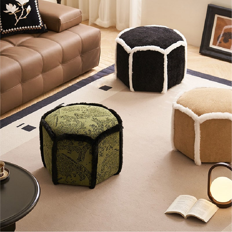 Hexagon Footstool