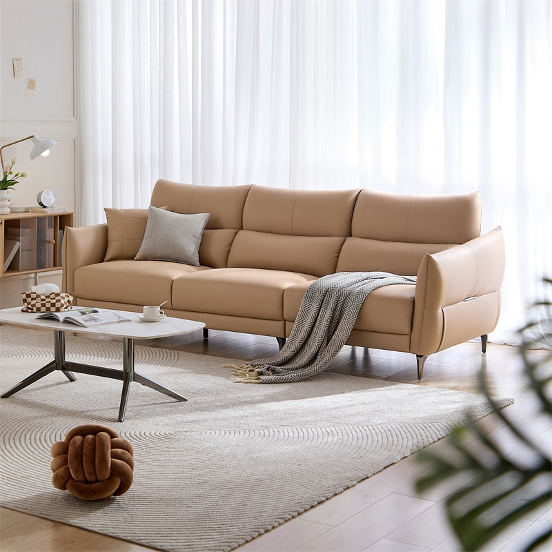 Gemma Eco Leather 3-Seater Sofa (2.57m)