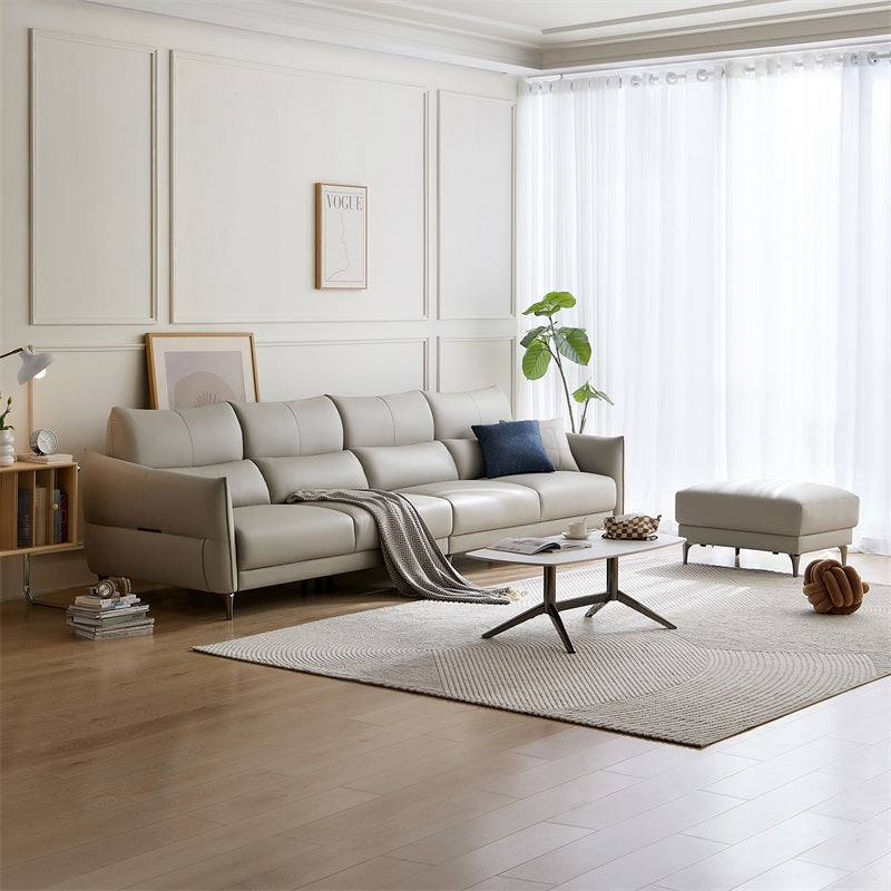 Gemma Eco Leather 5-Seater Sofa (3.32m)