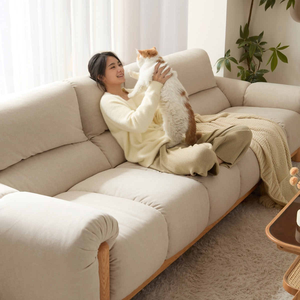 Arashi Leathaire 4-Seater Sofa (2.76m)