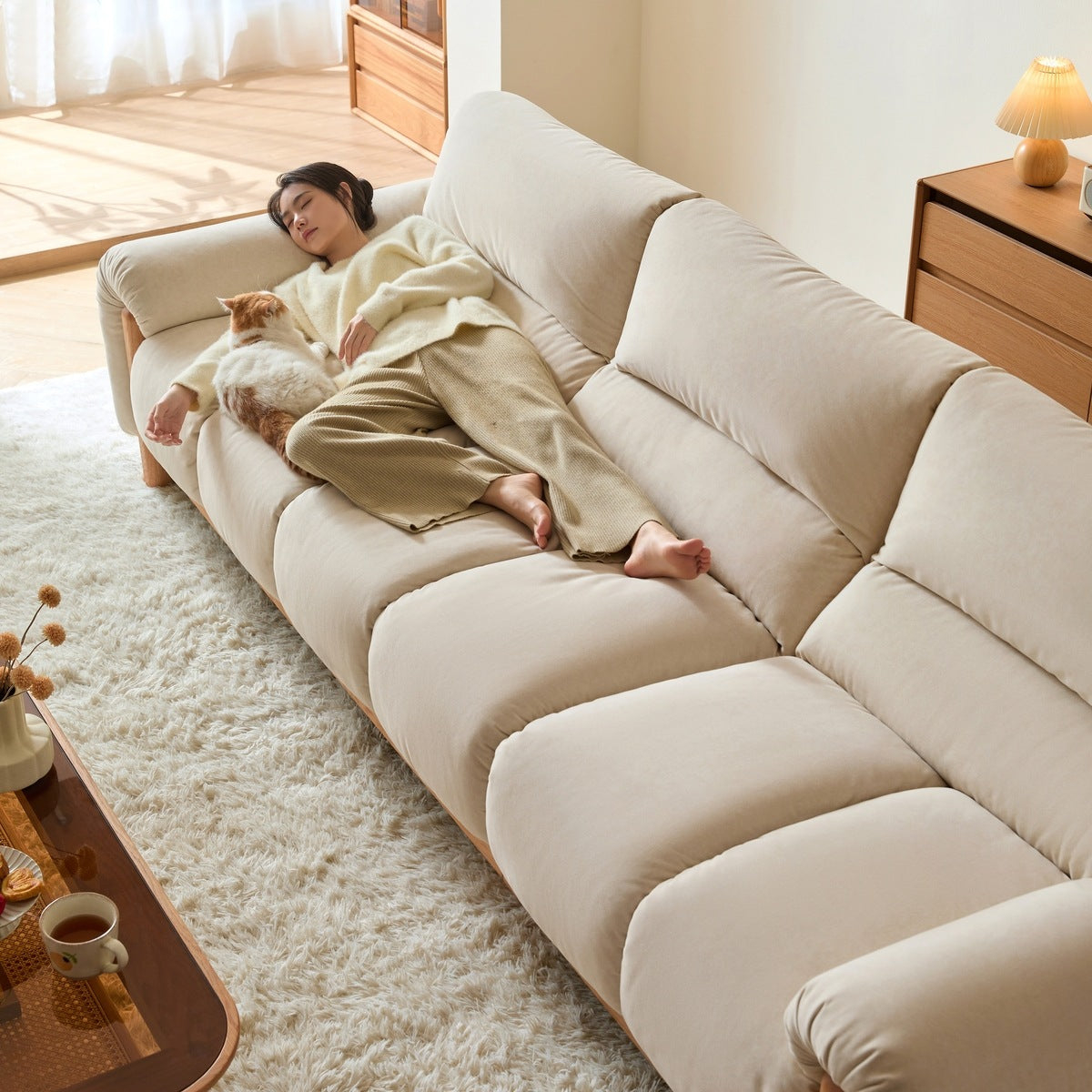 Arashi Leathaire 4-Seater Sofa (2.76m)