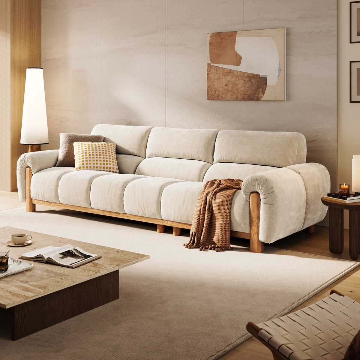 Arashi Leathaire 4-Seater Sofa (2.76m)