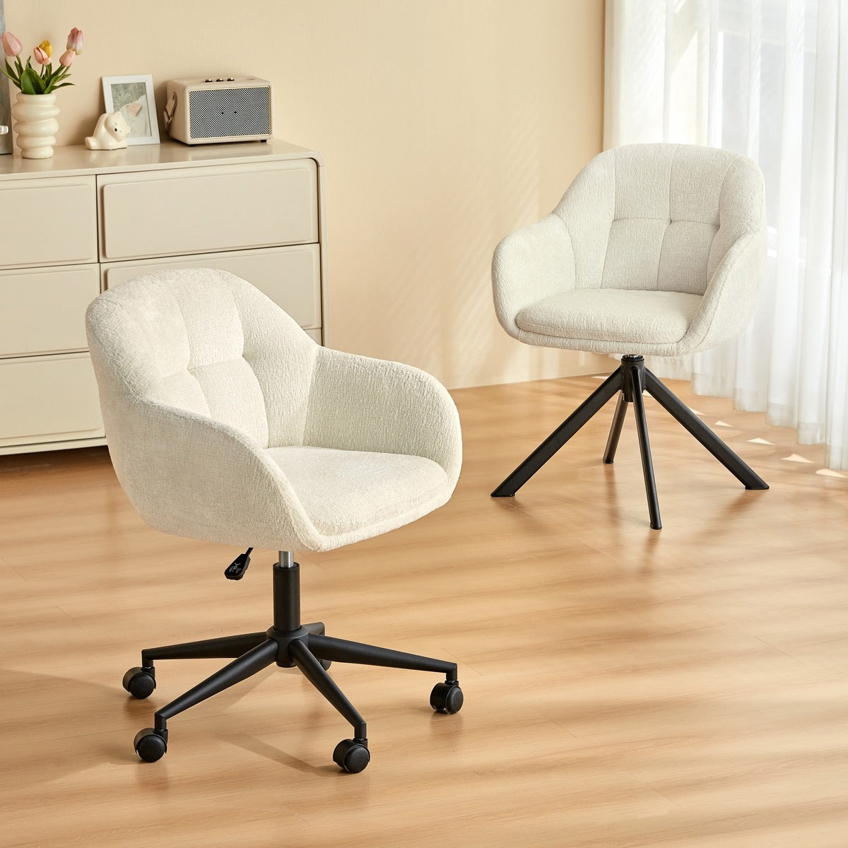 Jestina Boucle Study Chair