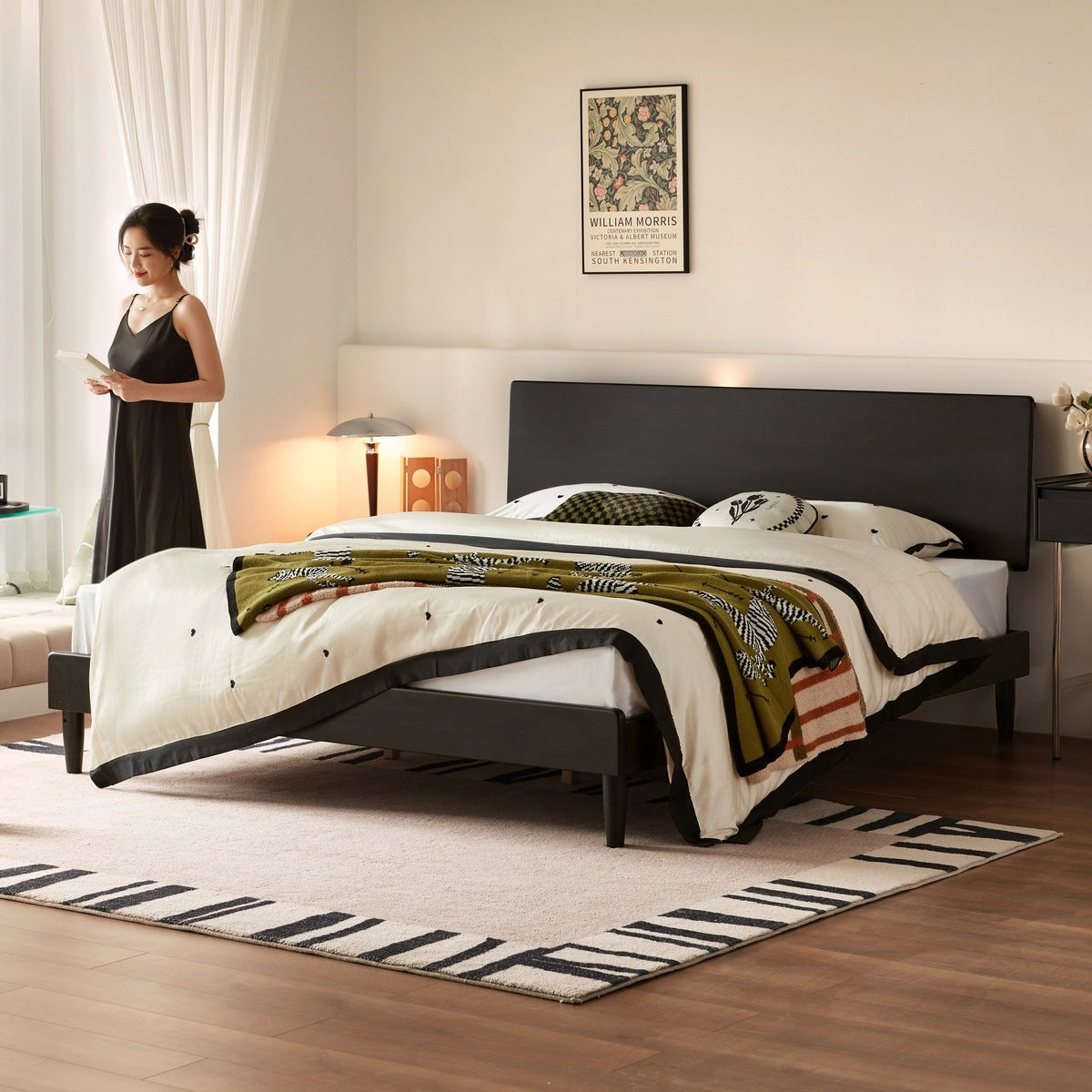 Ceci Solid Wood Platform Bed Frame