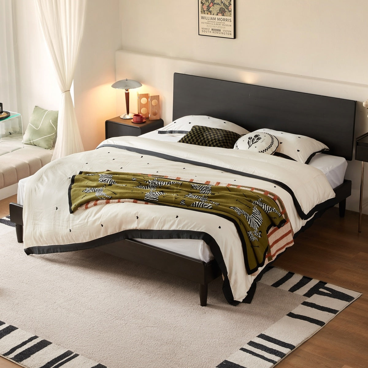 Ceci Solid Wood Platform Bed Frame
