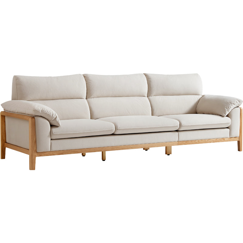 Cora Velvet Leathaire 3-Seater Sofa (2.37m)