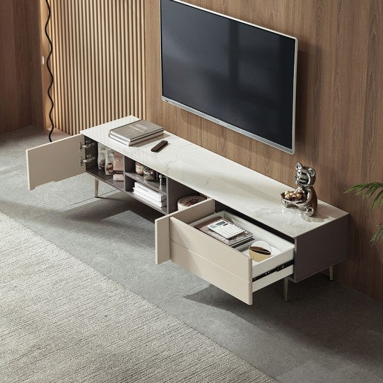 Charmaine TV Cabinet - Cream White (1.80m)