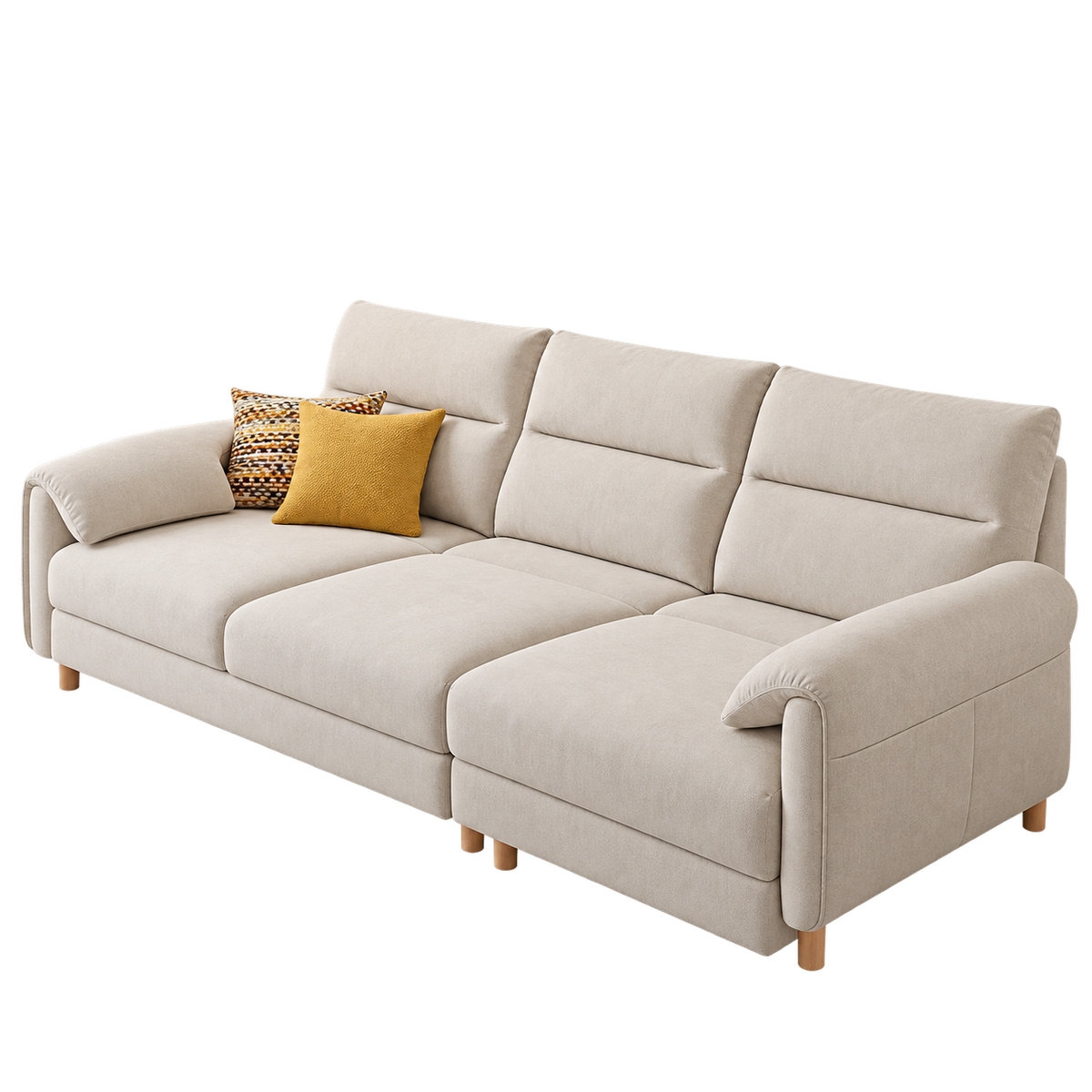 Diana Washable Fabric 3-Seater Sofabed (2.50m)
