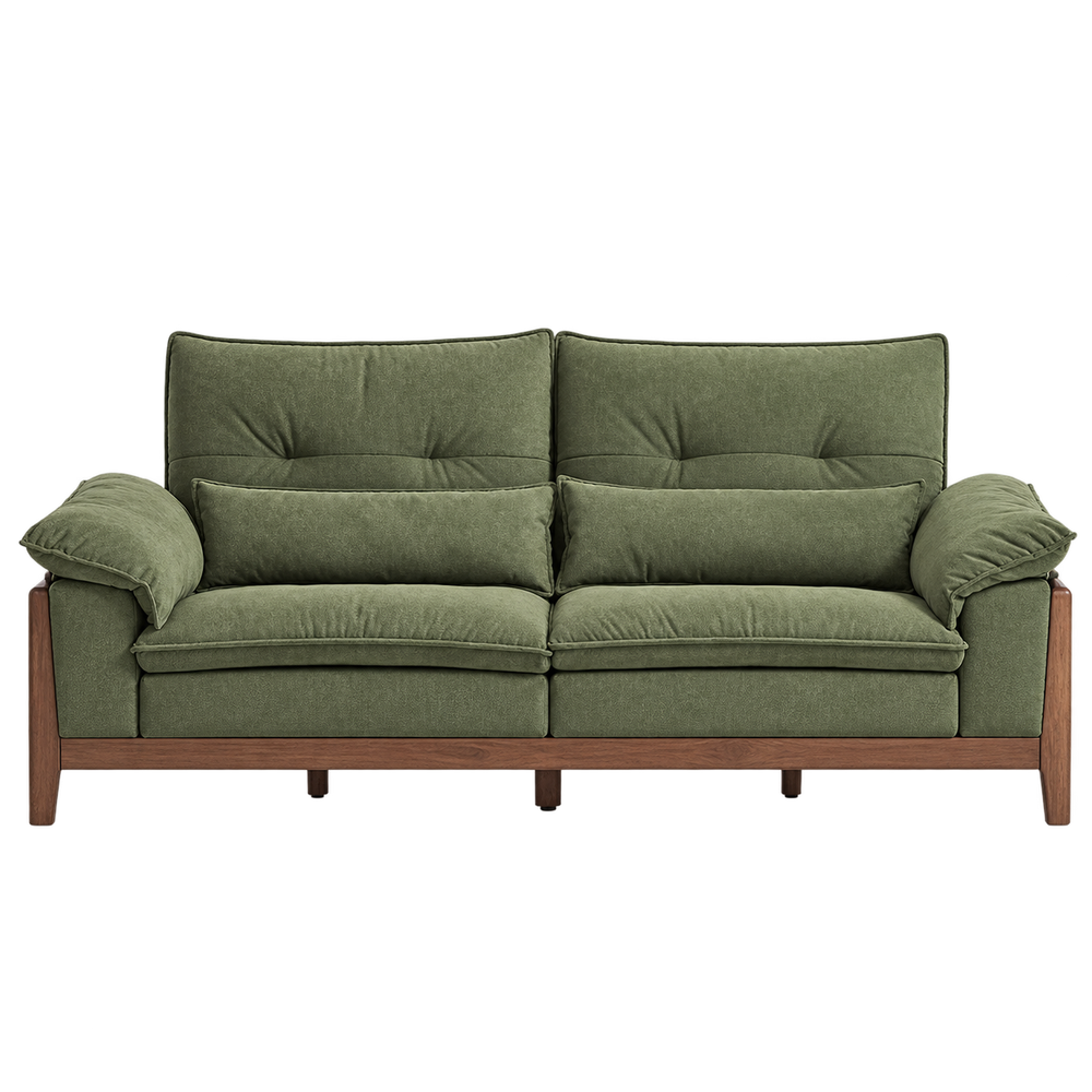 Fabio Washable Leathaire 3-Seater Sofa (2.66m)