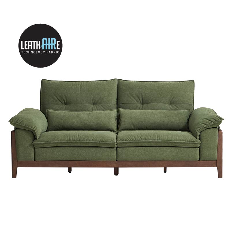 Fabio Washable Leathaire 3-Seater Sofa (2.66m)