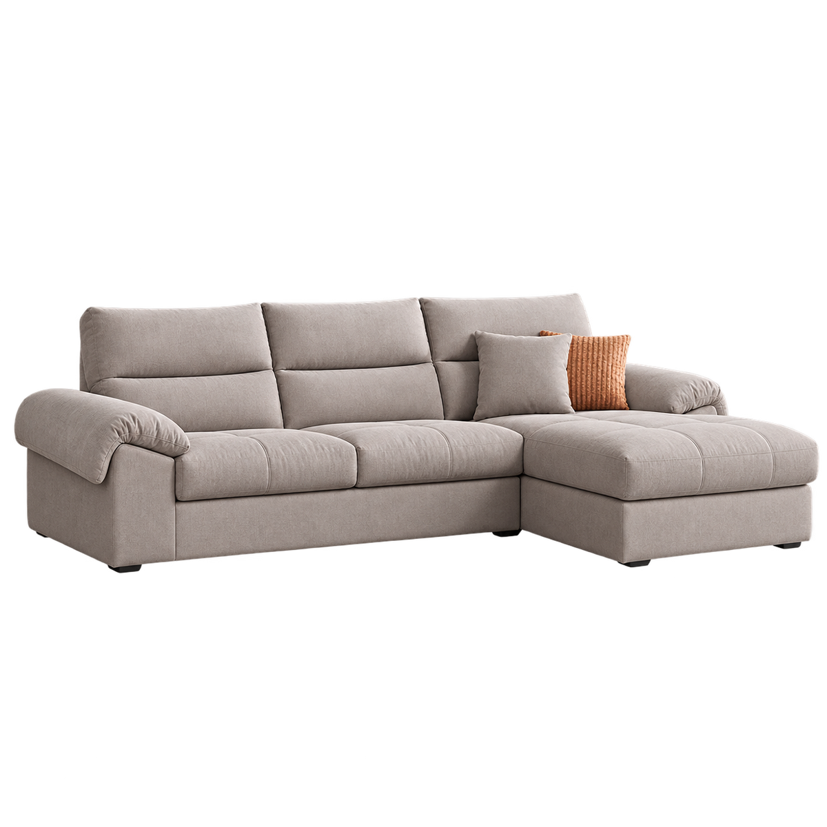 Frida Washable Fabric 4-Seater Sectional Sofa (3.00m)