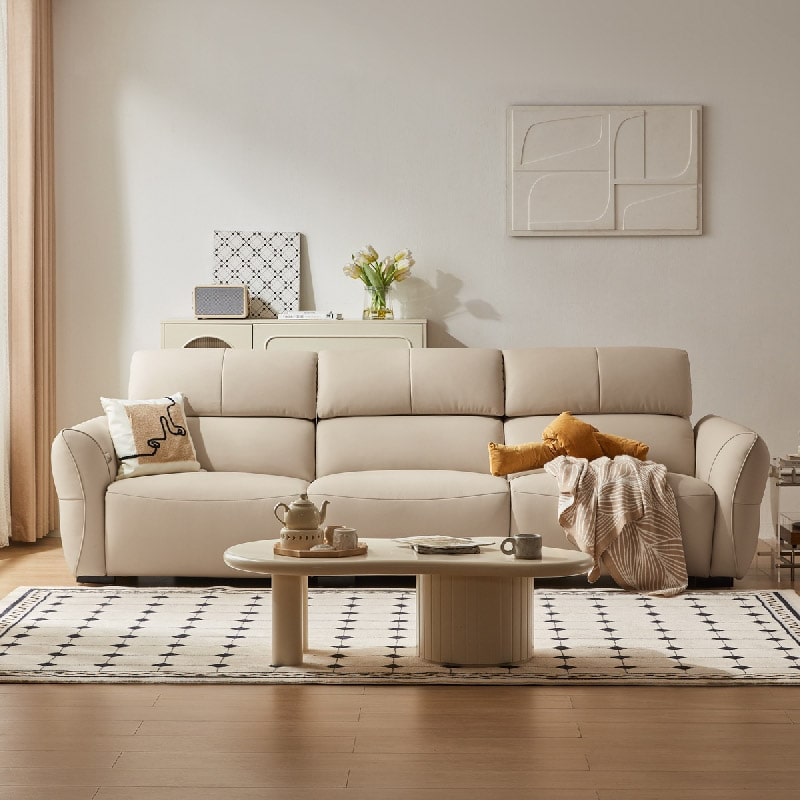 Emery Eco Leather 4-Seaters Power Recliner Sofa (2.80m)