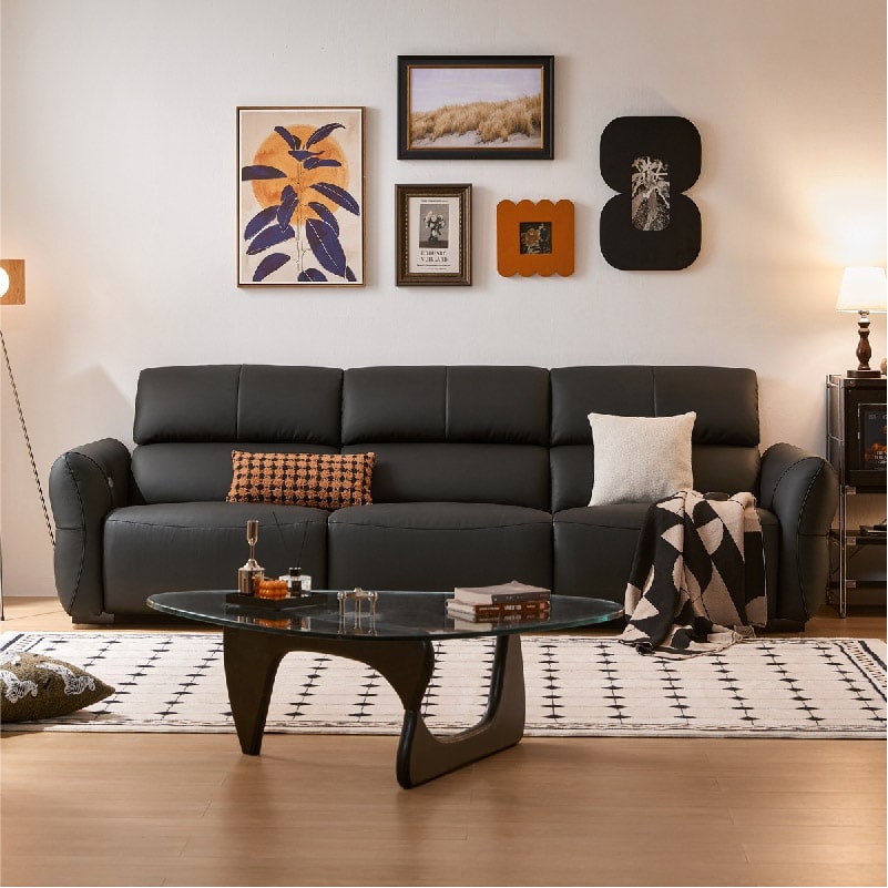 Emery Eco Leather 4-Seaters Power Recliner Sofa (2.80m)
