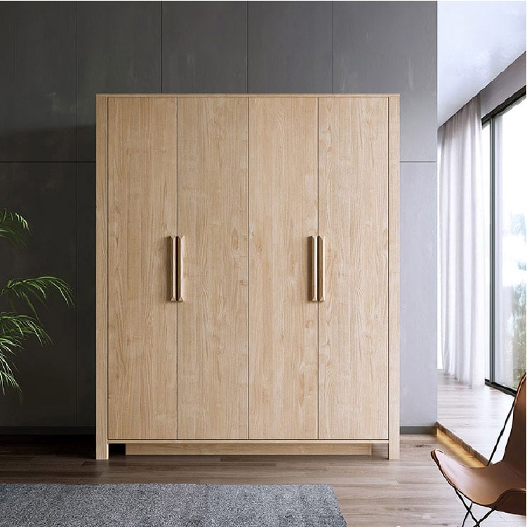 Hailey 4 Doors Wardrobe (1.67m)