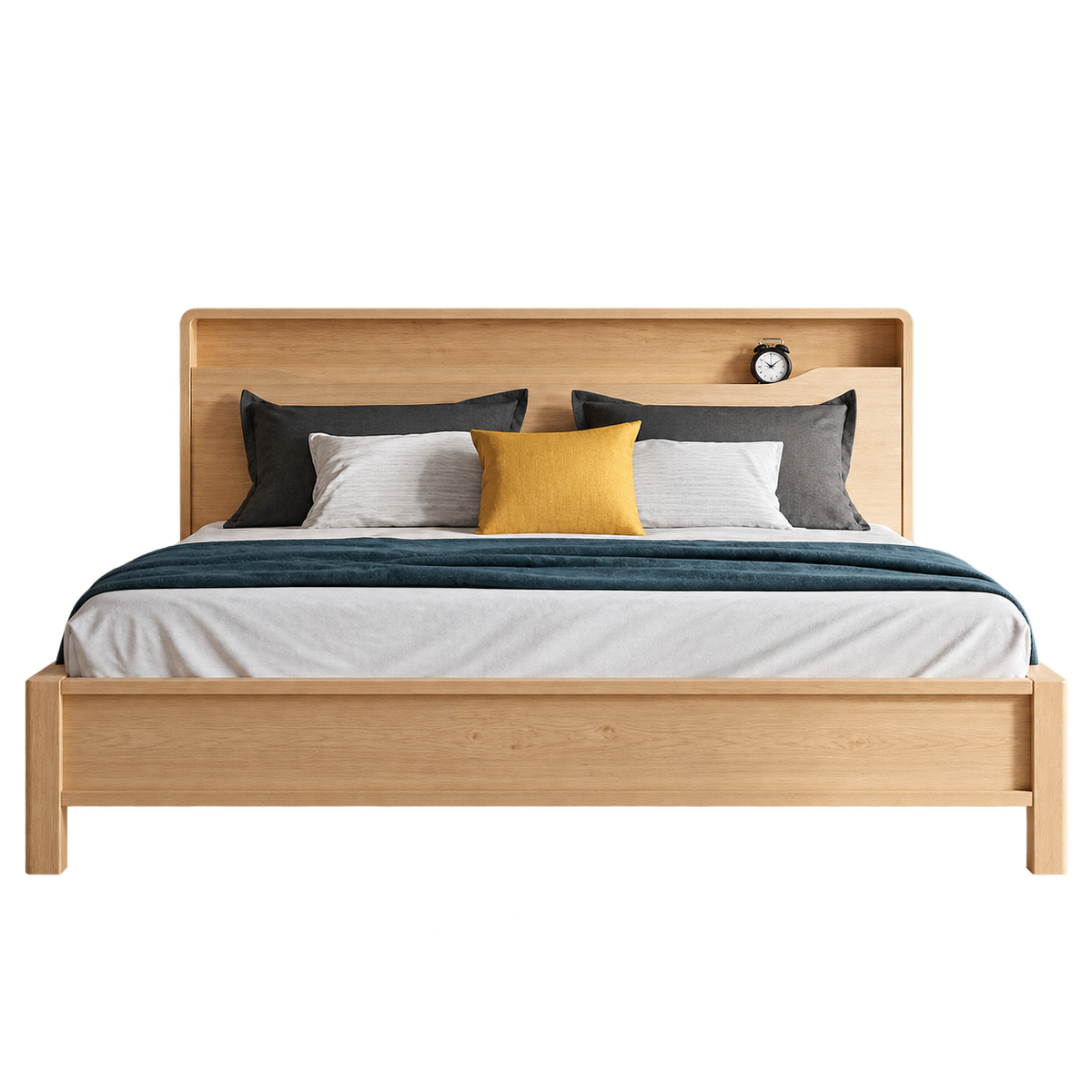 Hailey Bed Frame with Headboard Storage