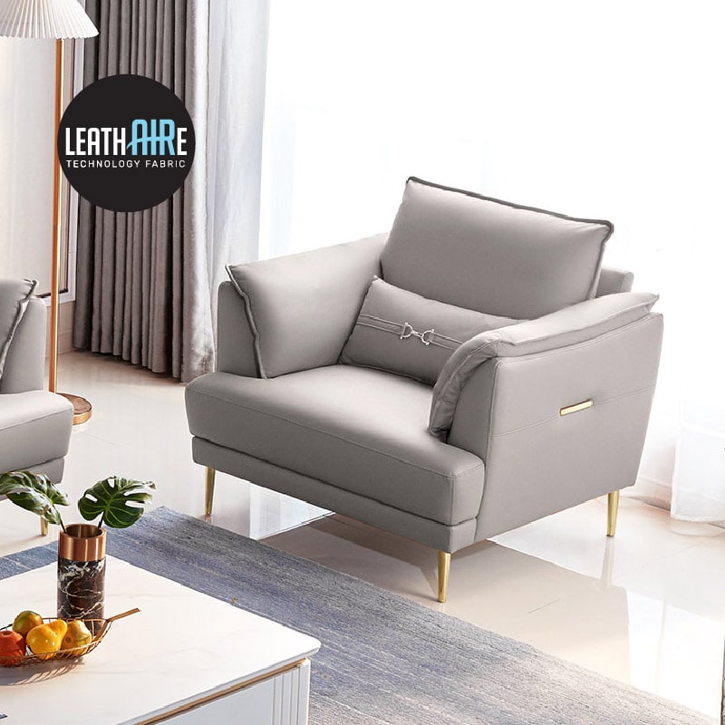 Harper Leathaire 1-Seater Sofa (0.99m)