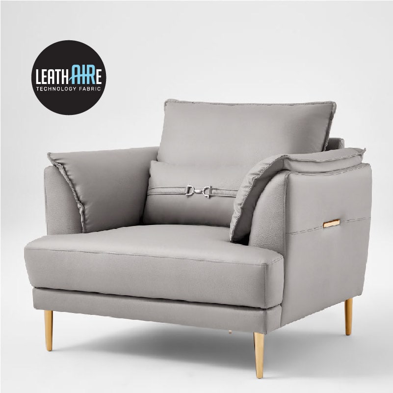 Harper Leathaire 1-Seater Sofa (0.99m)