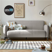 Jolene Leathaire Compact 3-Seater Sofa (1.83m)