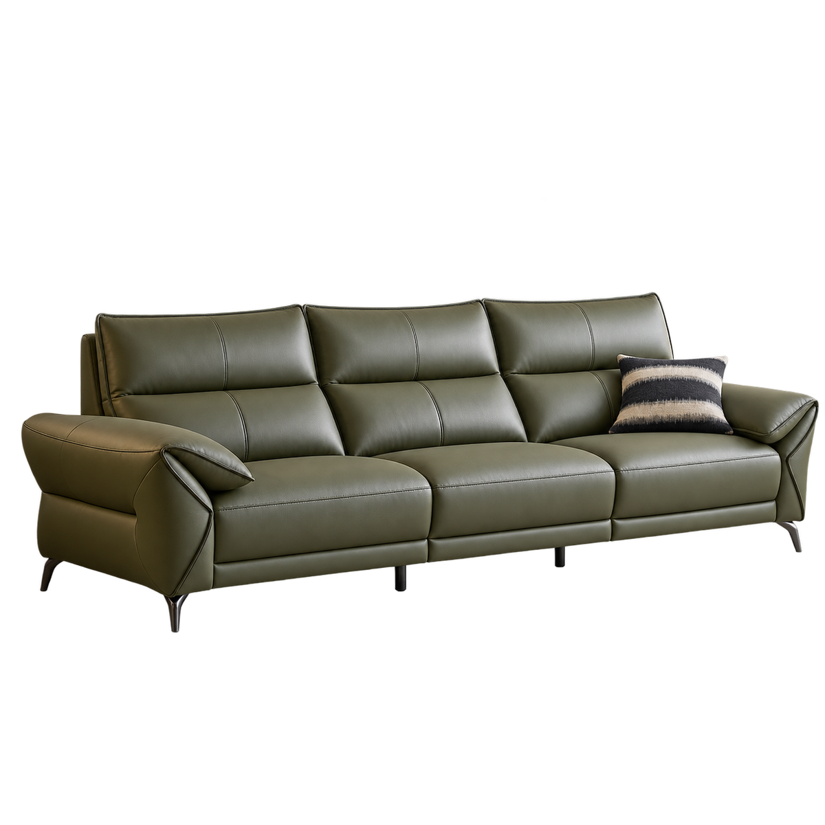 Kansas Leather 4-Seater Sofa (2.97m)