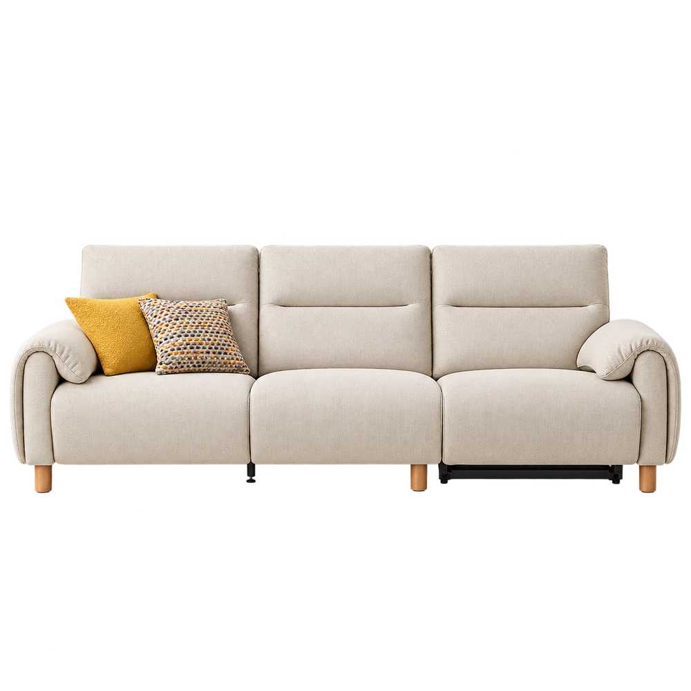 Kimberly Washable Fabric Power Recliner 3-Seater Sofa (2.66m)