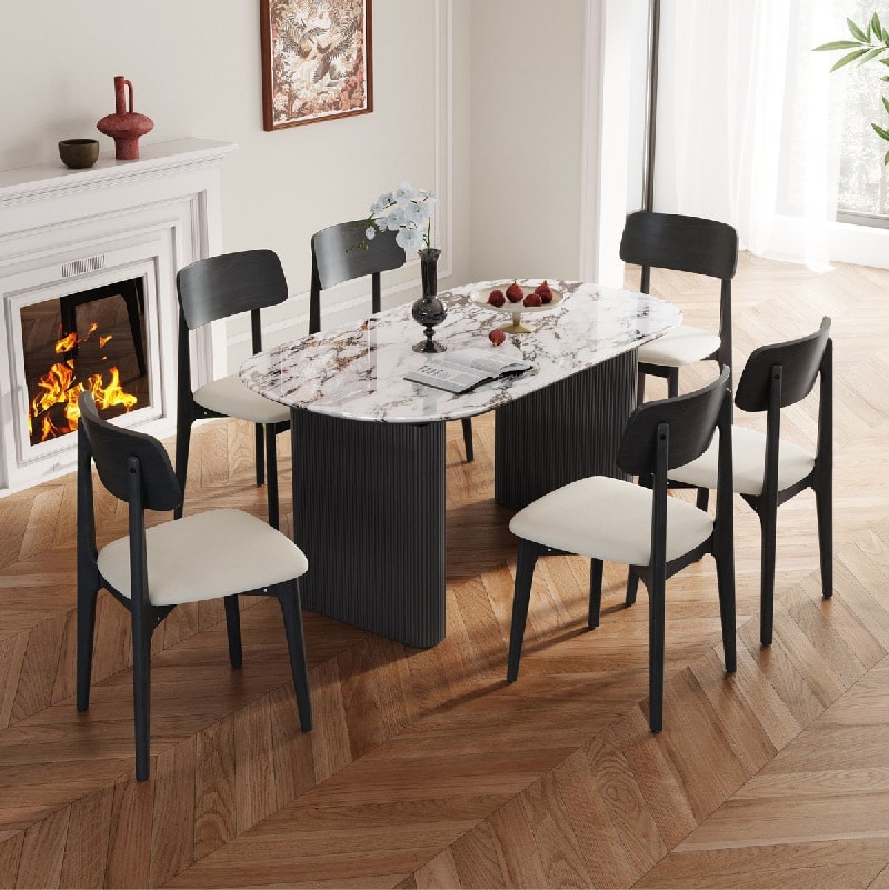 Bulgari Marble Dining Table (1.60m)
