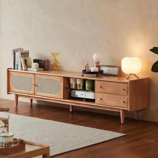 Ruka Solid Wood TV Cabinet (1.80m)