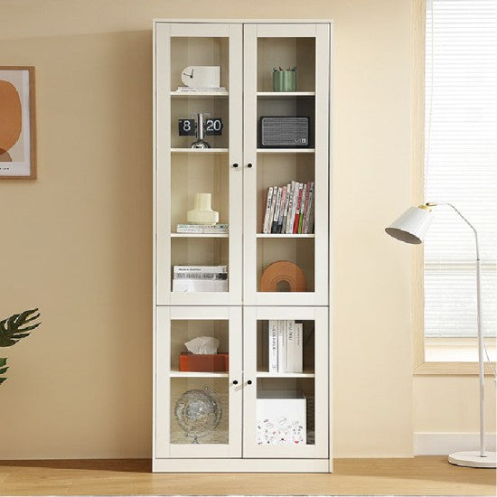 Miles 2 Doors Glass Book Rack (0.80m)