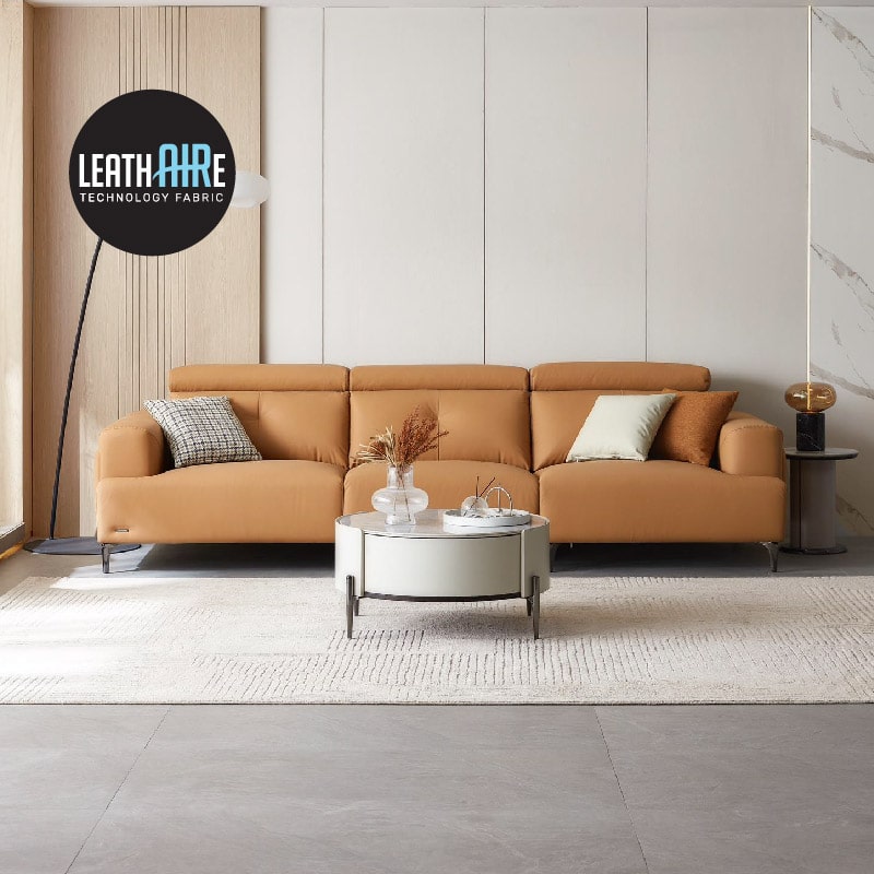 Maddox Leathaire 4-Seater Sofa (2.92m)