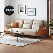Mila Leathaire 3-Seater Sofa (2.17m)