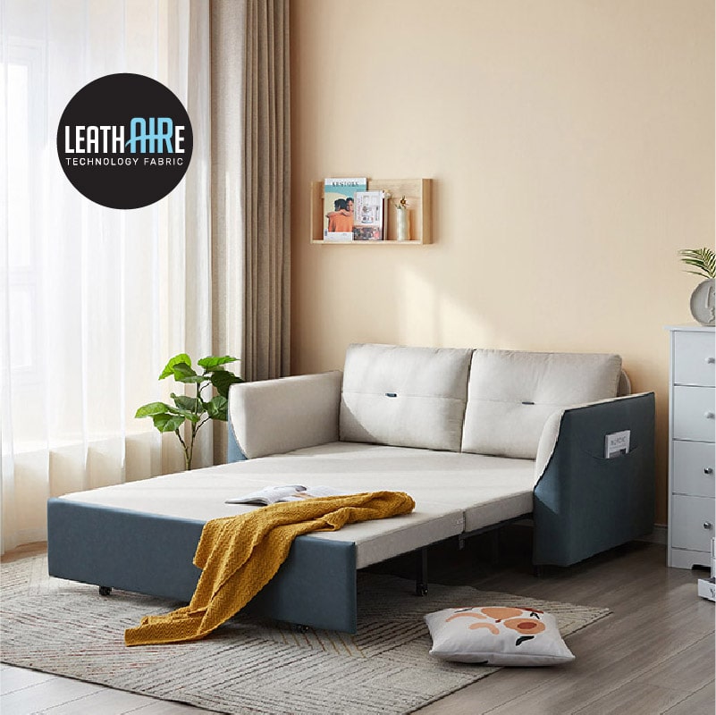 Mila Leathaire 2-Seater Pull-out Sofabed (1.50m)