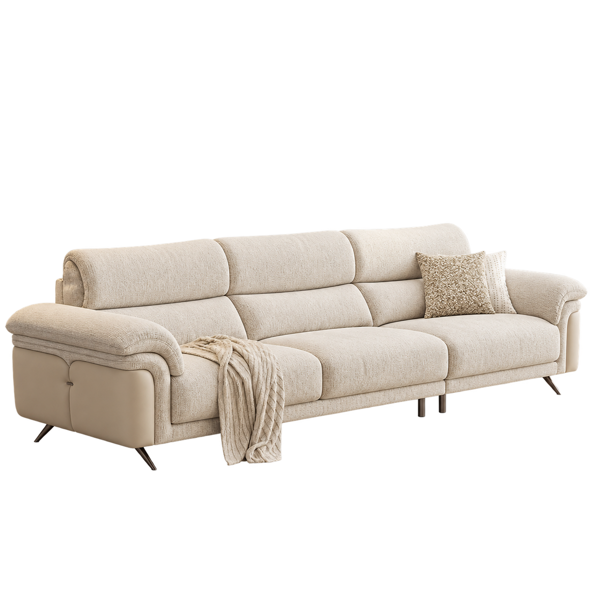 Lotte Chenille 5-Seater Sofa (3.27m)