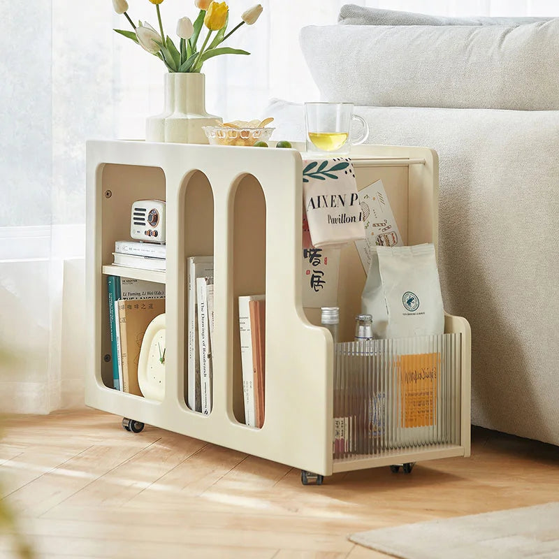 Noelle Side Cabinet Cart Trolley (0.73m)