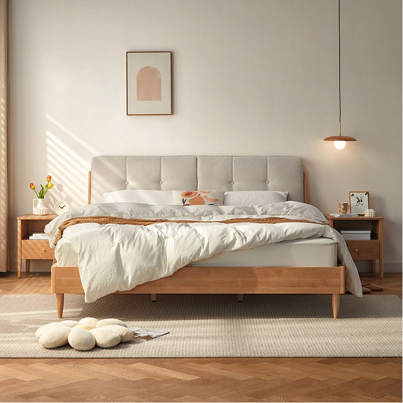 Olena Solid Wood Bed Frame