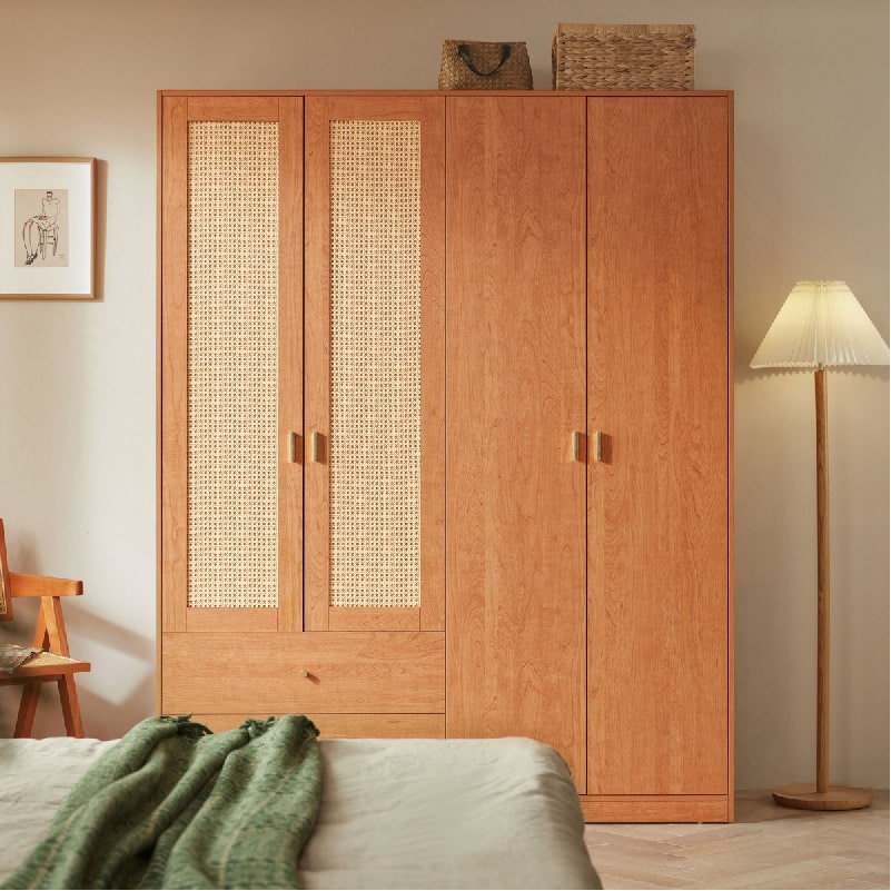 Hibino 4 Doors Wardrobe (1.57m)