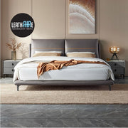 Nolan Leathaire Platform Bed Frame