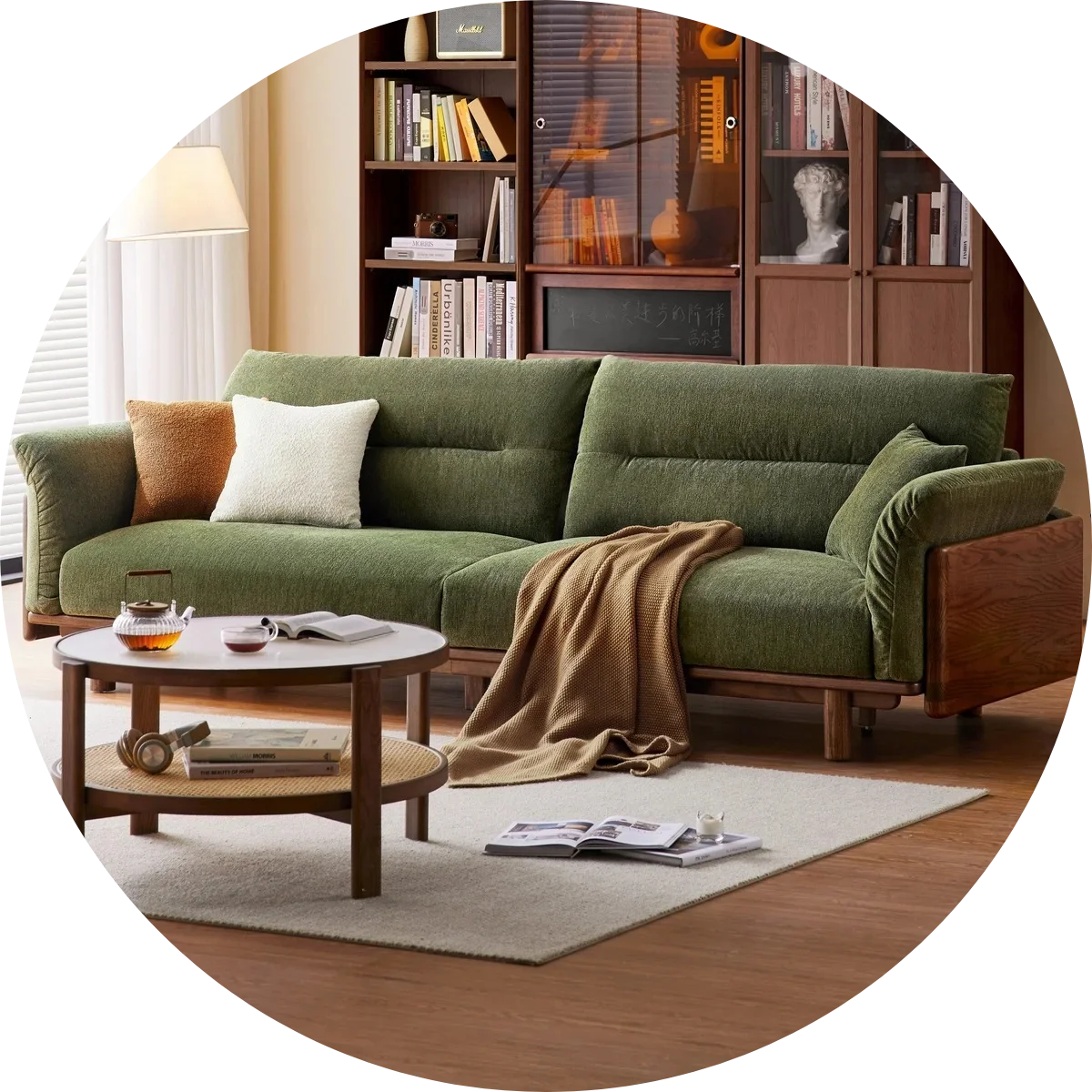 Mid-Century Dark Wood Style