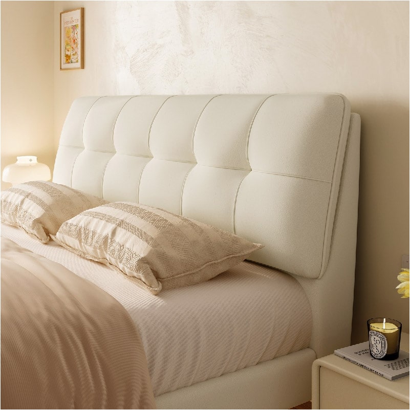 Kubo Leathaire Floating Bed Frame