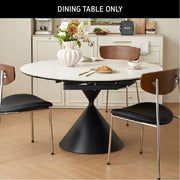 Verona Rotatable Convertible Round Dining Table (⌀1.30m)