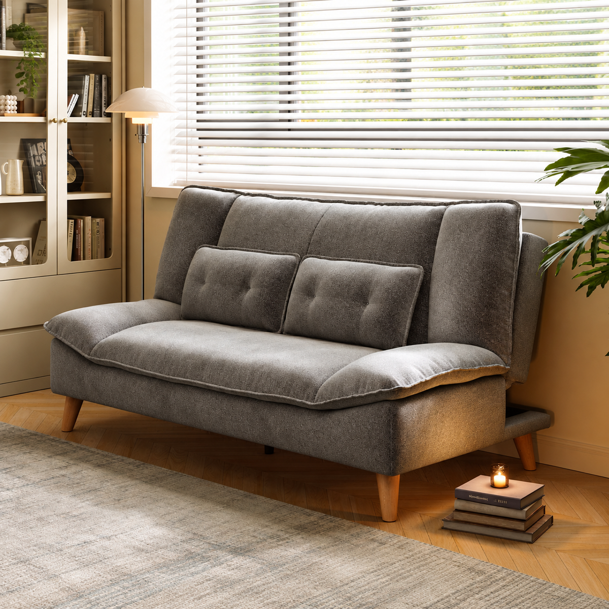 Dira Washable Fabric 2-Seater Sofabed (1.82m)