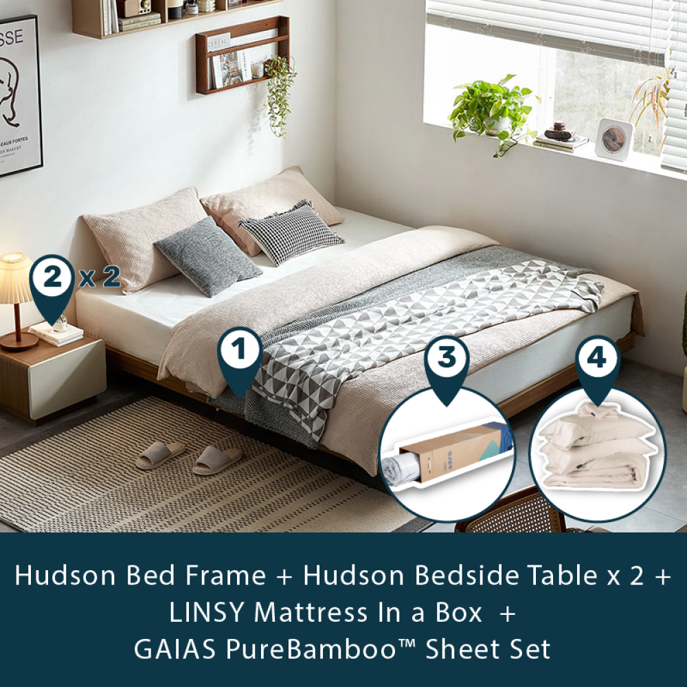 Bed Frames : [BUNDLE] Bedroom Bundle - Hudson Set | MUMU ...