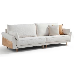 Yuta Fabric 4 Seaters Sofa (2.70m)