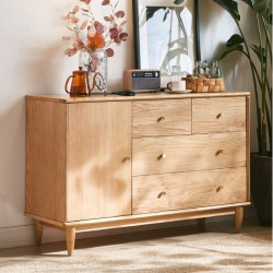 Kane Solid Wood Chest of 5 Drawers