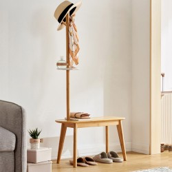 Ivy Shoe Bench with Coat Stand