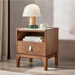 Micah Solid Wood Bedside Table