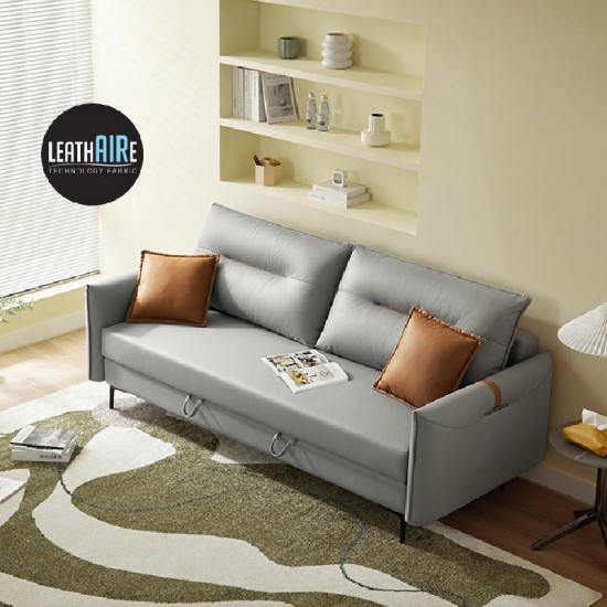 Gavin Leathaire Pull-Out Sofabed (2.20m)