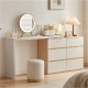 Olivia Dressing Set with Chest of 6 Drawers and Mirror