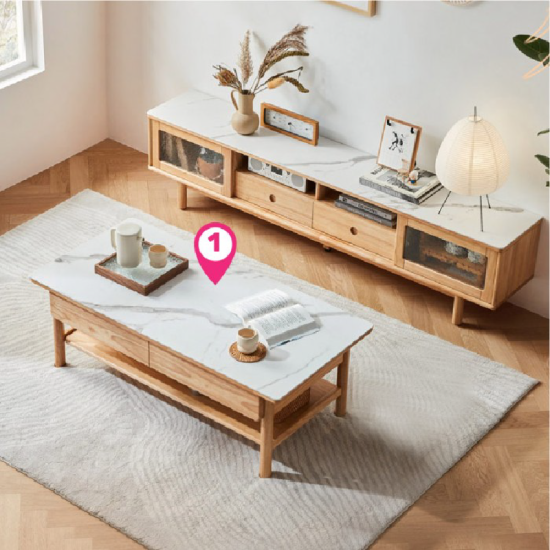 [BUNDLE] Fika Coffee Table + TV