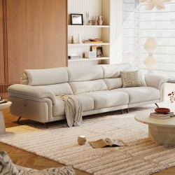 Lotte Chenille 5 Seaters Sofa (3.27m)