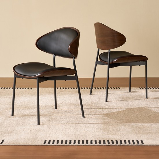 Mina Walnut Dining Chair   